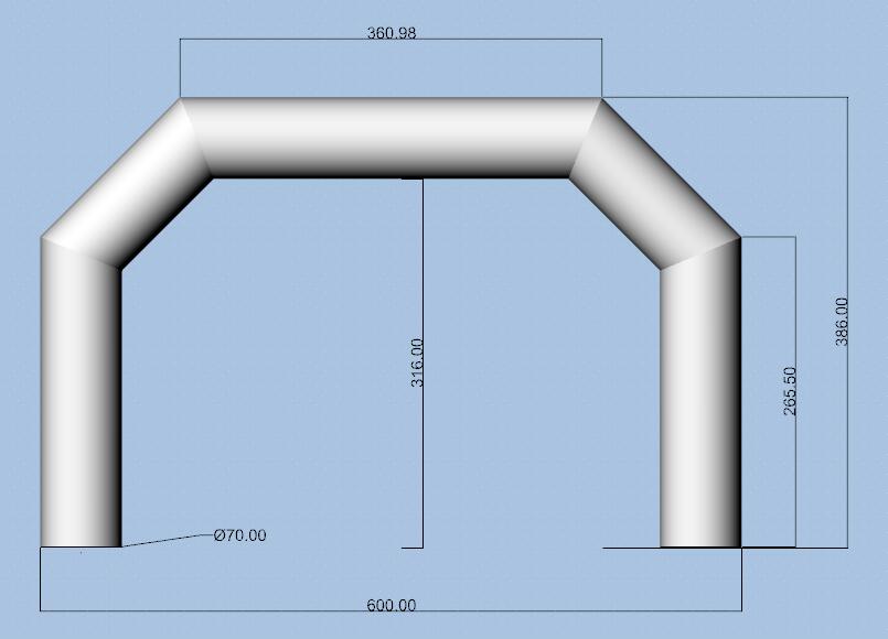 Various arch shapes